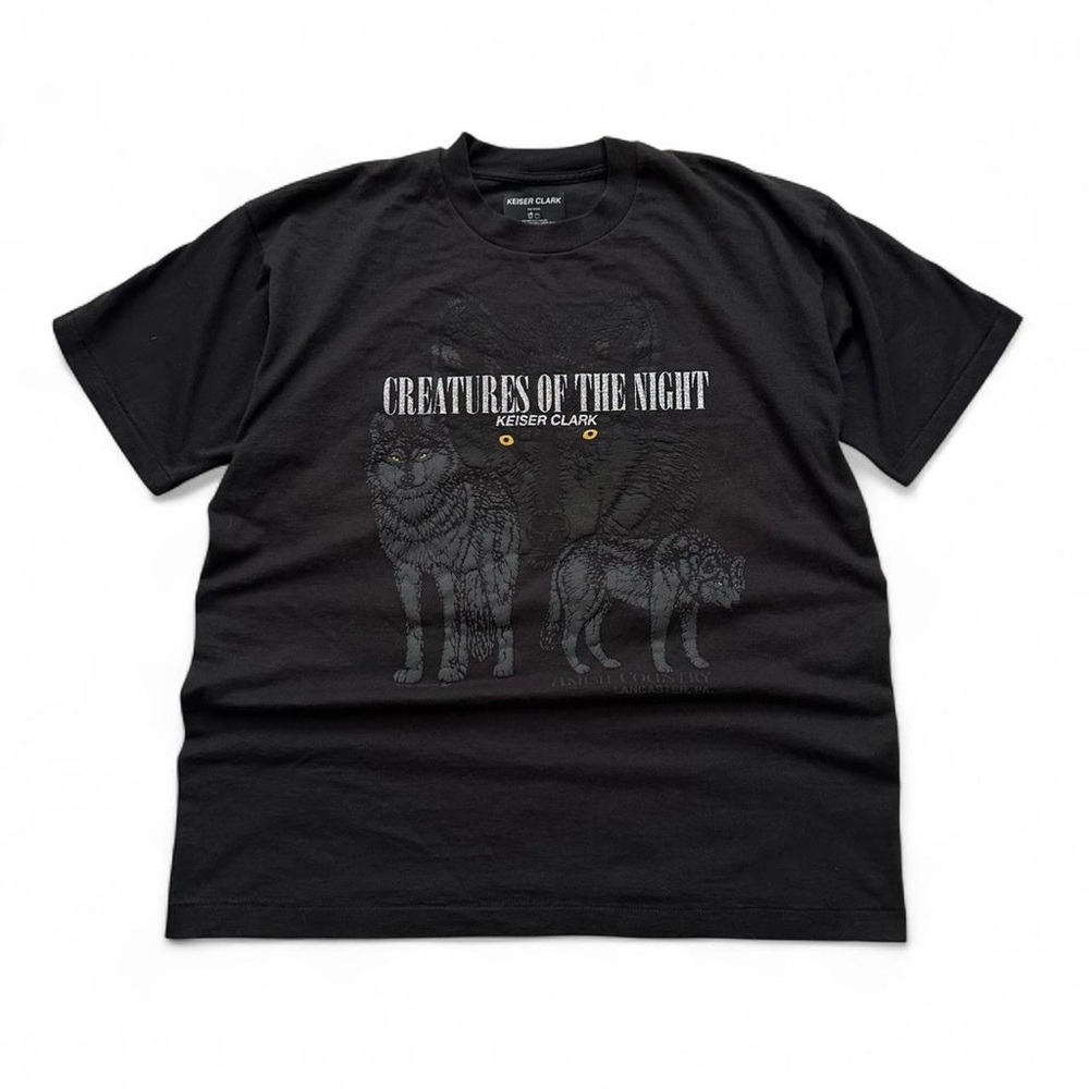 Kieser Clark True Vintage Men’s Black "Creatures of the Night" Graphic T-Shirt